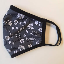 Load image into Gallery viewer, Floral Grey - Non-Medical Face Mask