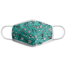 Load image into Gallery viewer, Floral Mint - Non-Medical Face Mask